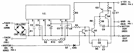 [Spindle motor control circuit schematic #2]