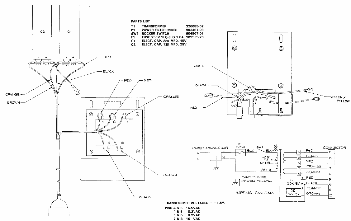 [Power supply schematic]