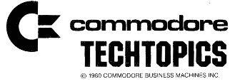 COMMODORE TECHTOPICS