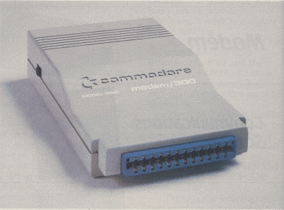 [Commodore's new 1660 Automodem.]