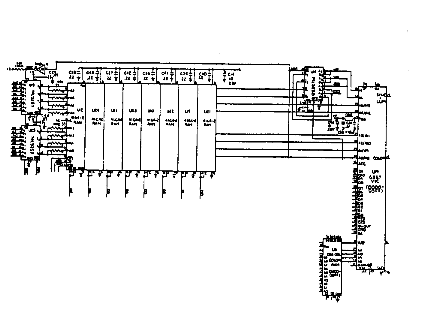 [RAM control logic schematic]