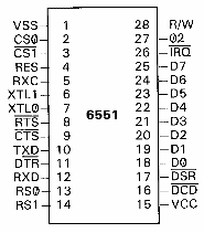 [6551 pinout]