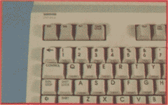 [C128 keyboard - rightmost special keys]